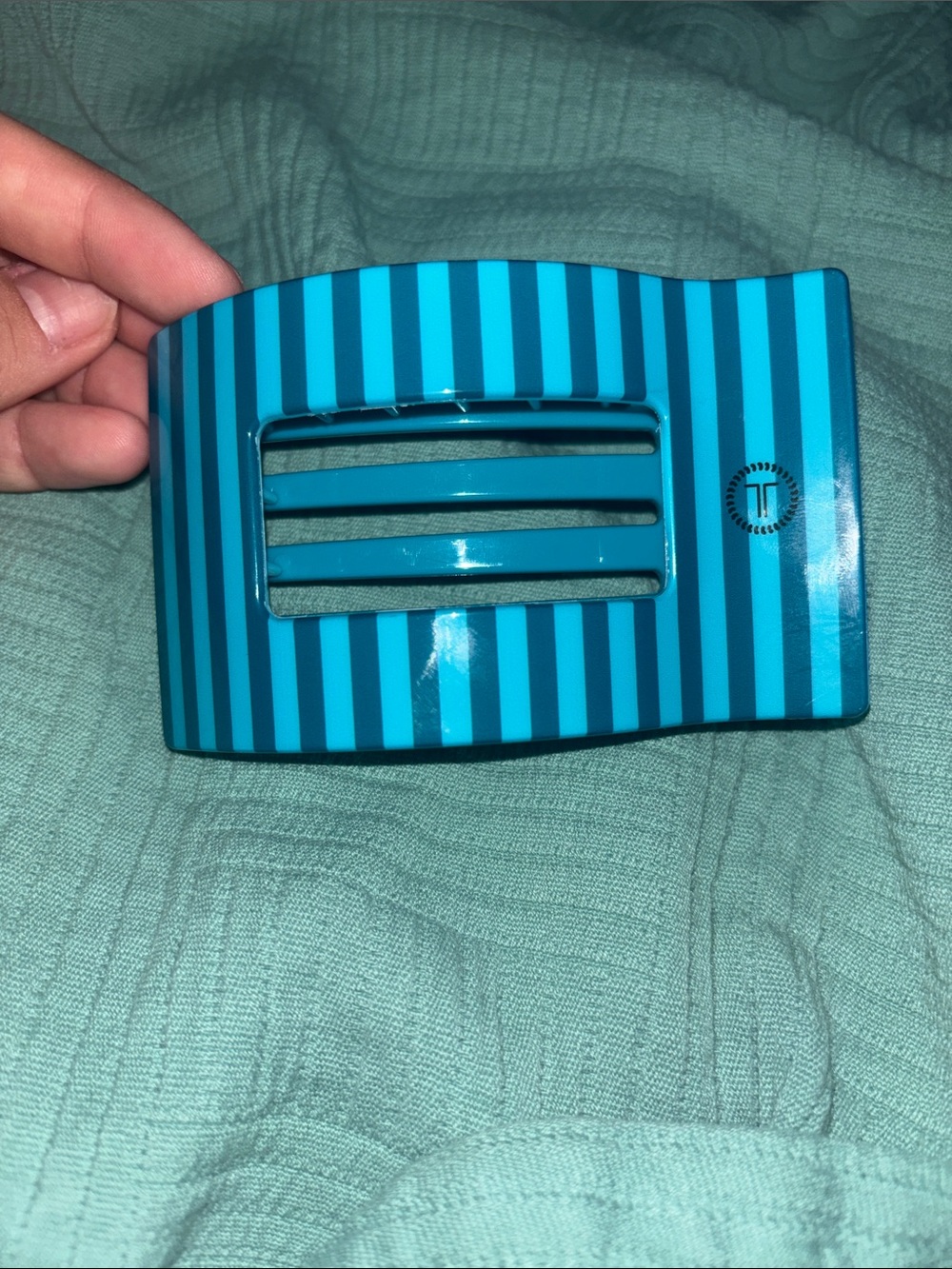 Teleties Splash Zone Flat Rectangle Hair Clip